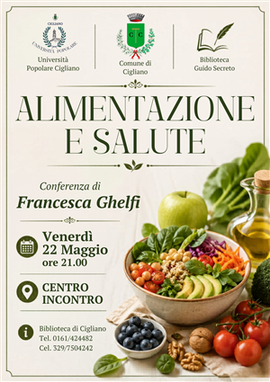 Università Popolare Cigliano - Comune di Cigliano - Biblioteca Guido Secreto