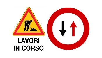 Avviso senso unico alternato