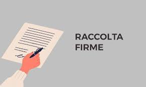 Avviso raccolta firme per richiesta di referendum abrogativo